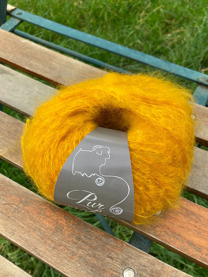 A_Les pelotes a tricoter pur mohair
