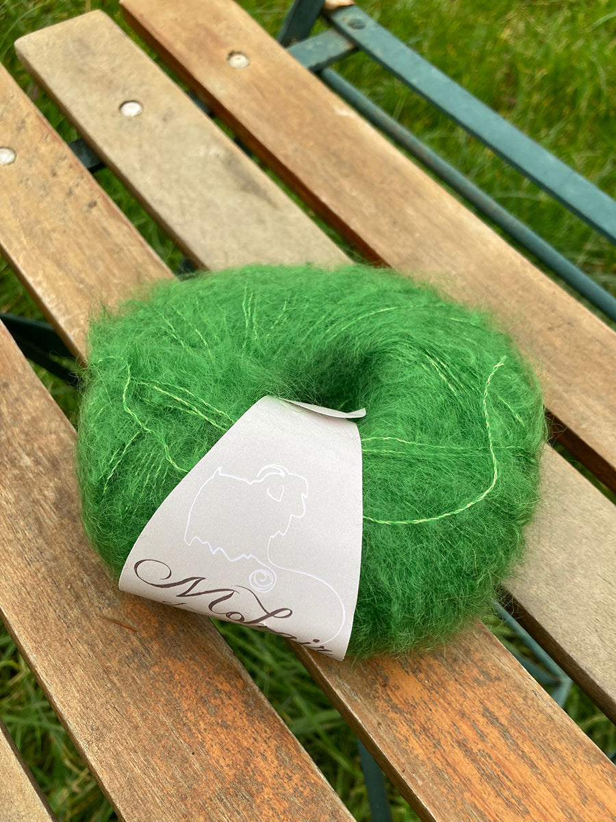 A_Les pelotes a tricoter de mohair et soie