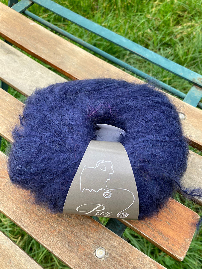 A_Les pelotes a tricoter pur mohair