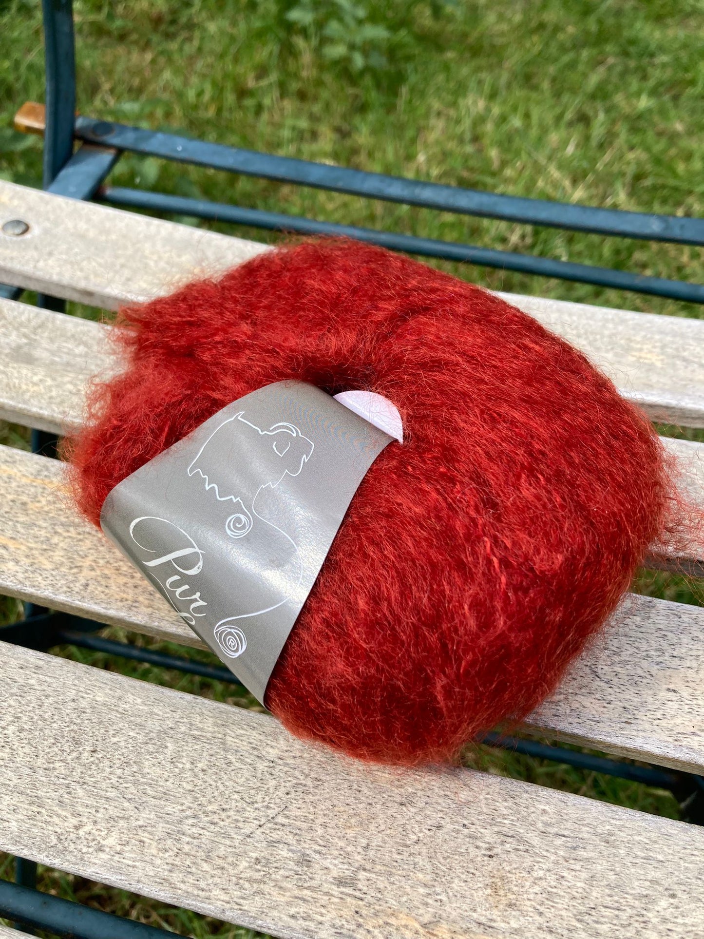 A_Les pelotes a tricoter pur mohair