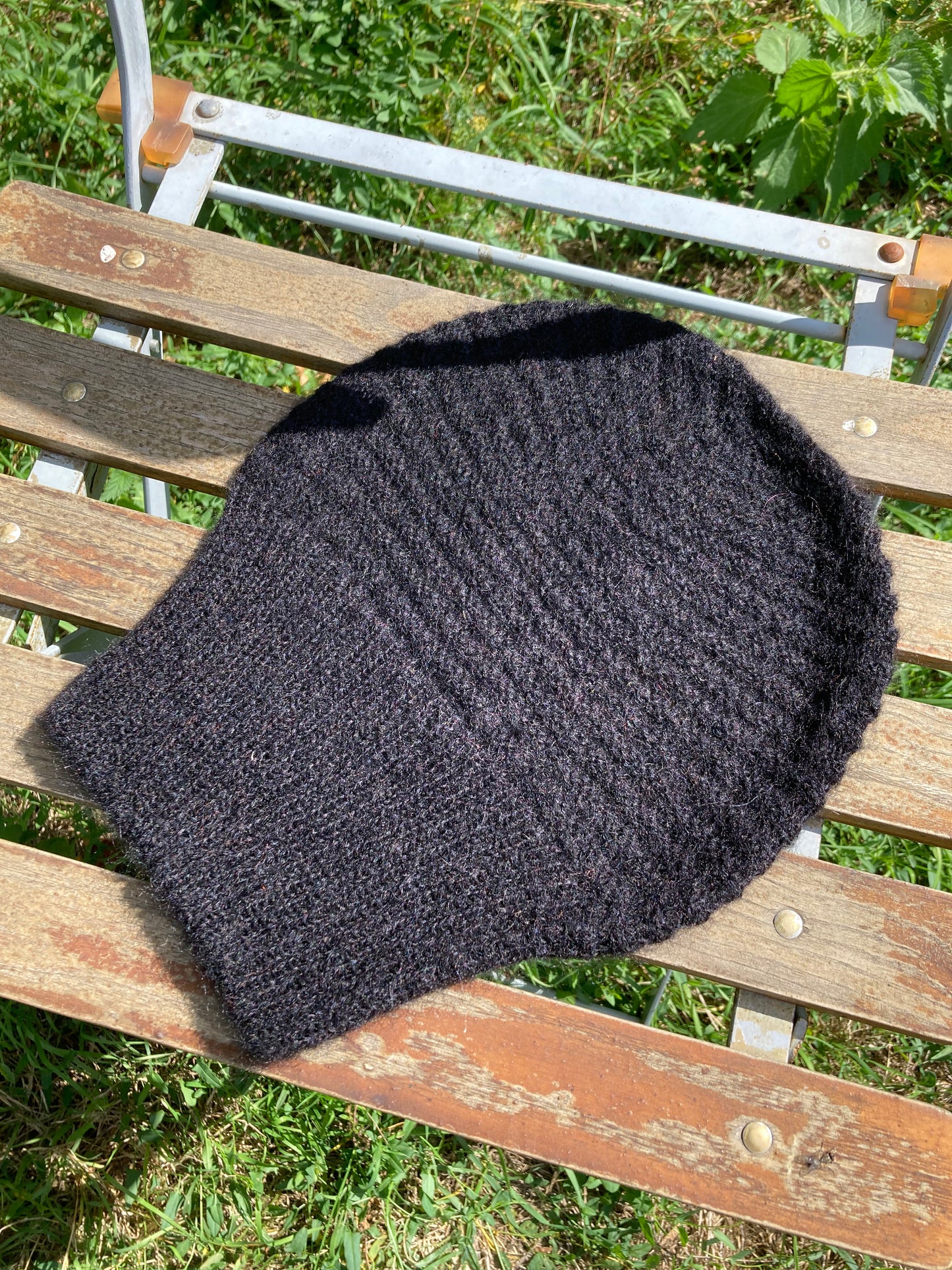 B_Bonnet boule Mohair/Soie