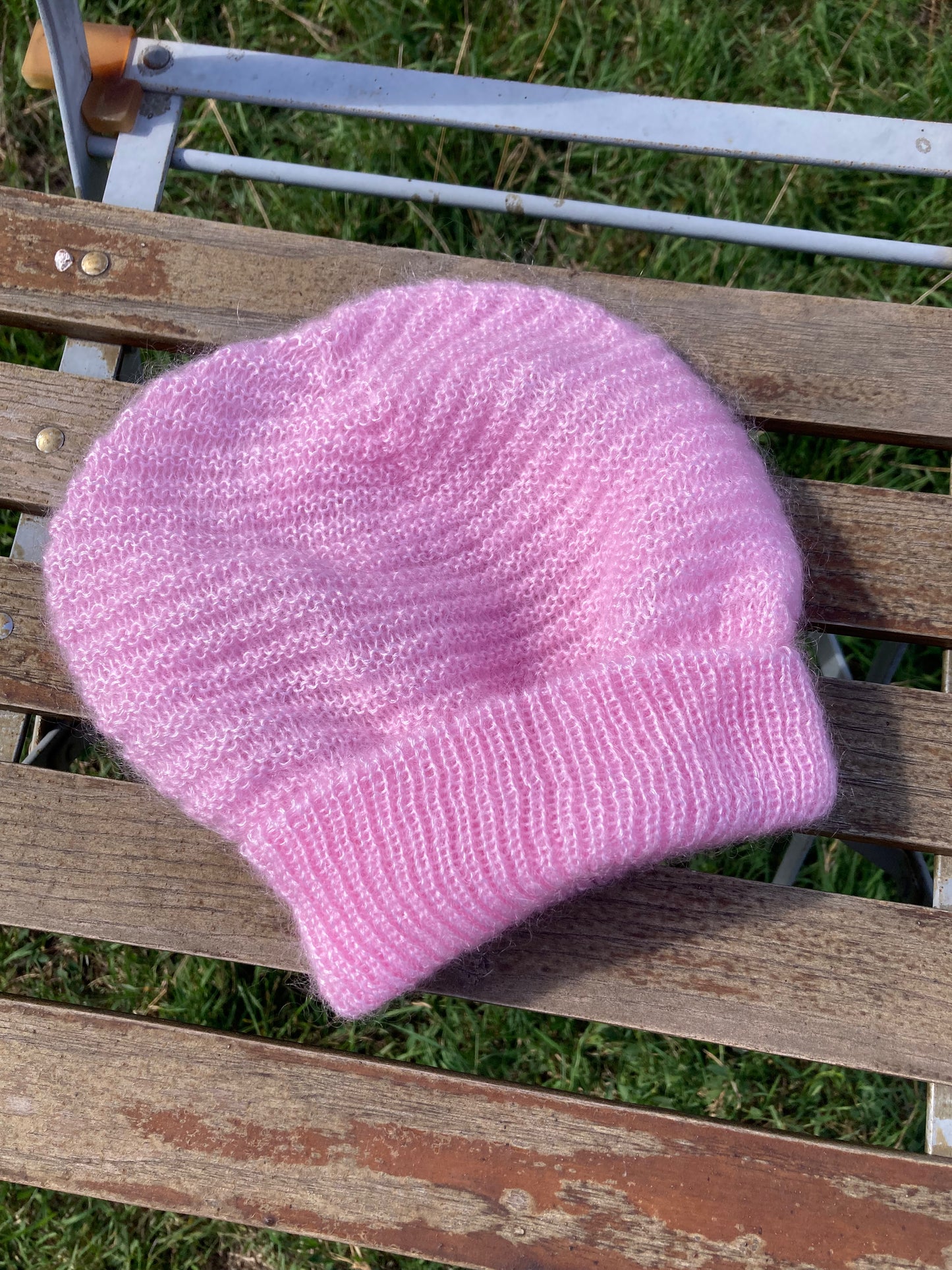 B_Bonnet boule Mohair/Soie