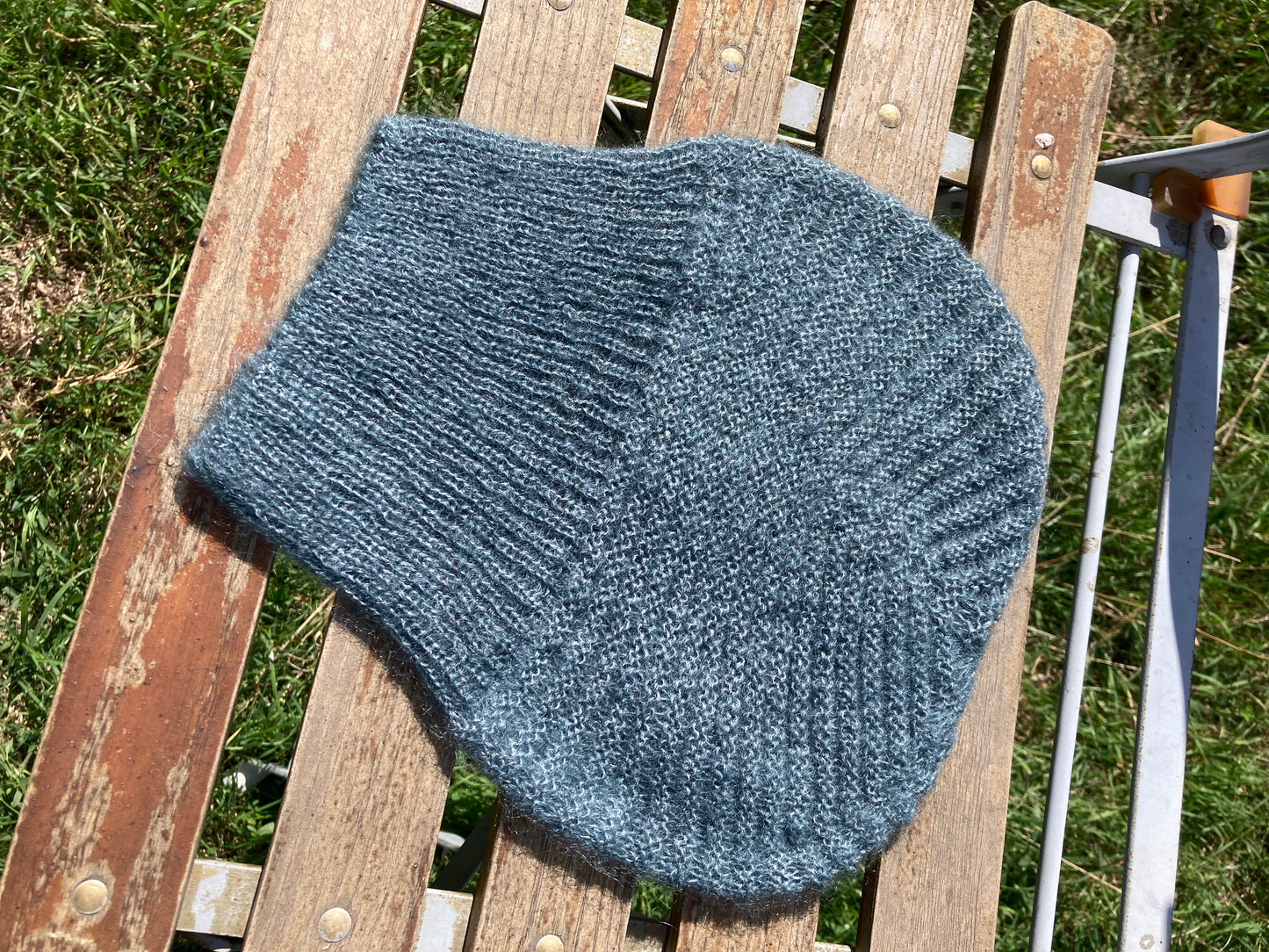 B_Bonnet boule Mohair/Soie