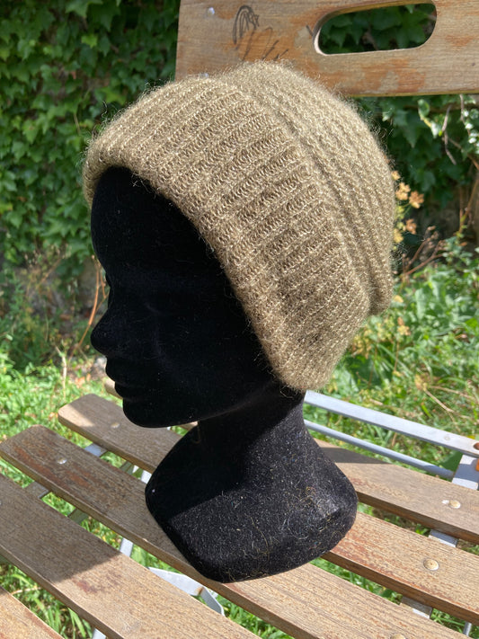 B_Bonnet boule Mohair/Soie
