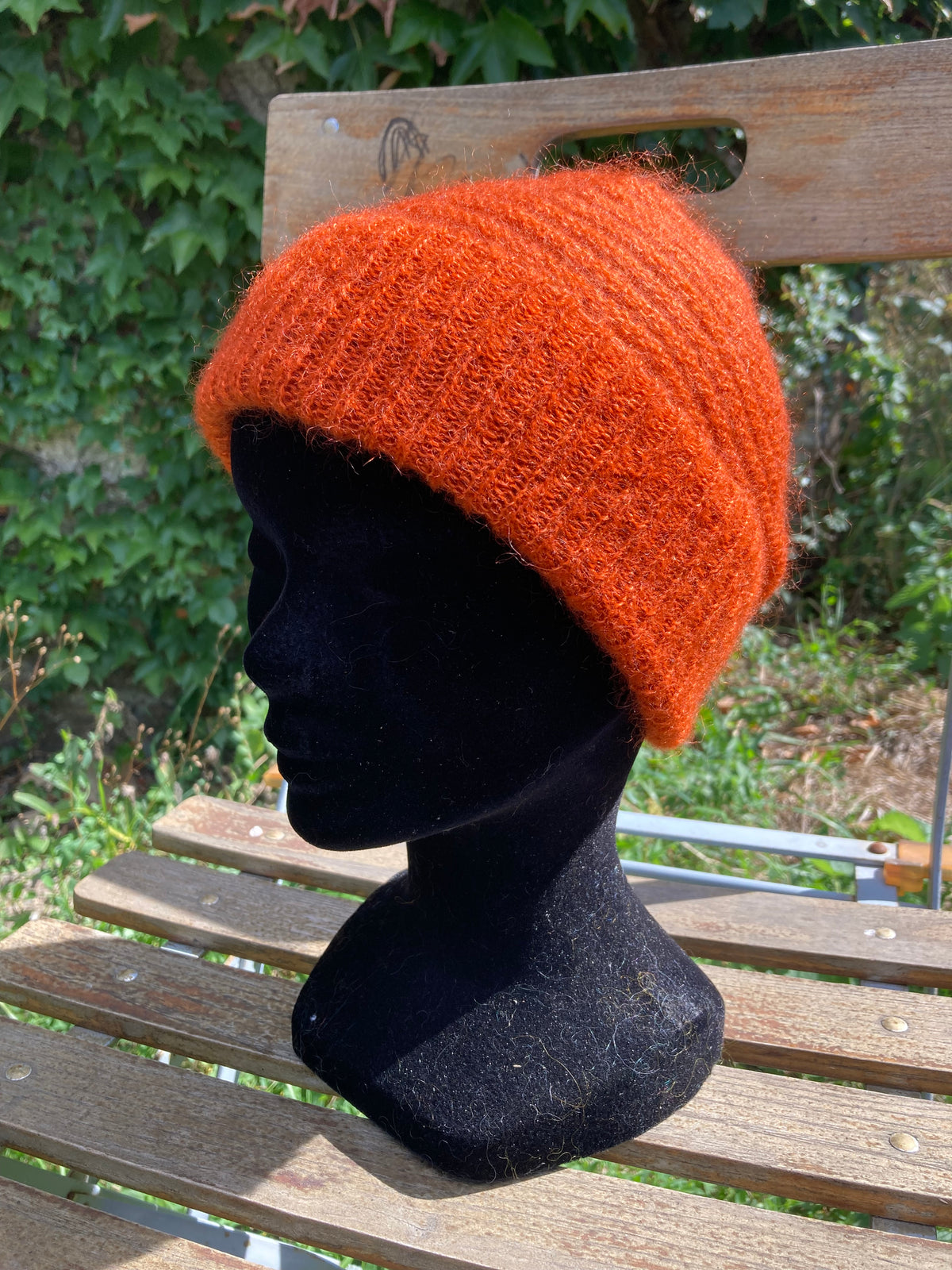 B_Bonnet boule Mohair/Soie