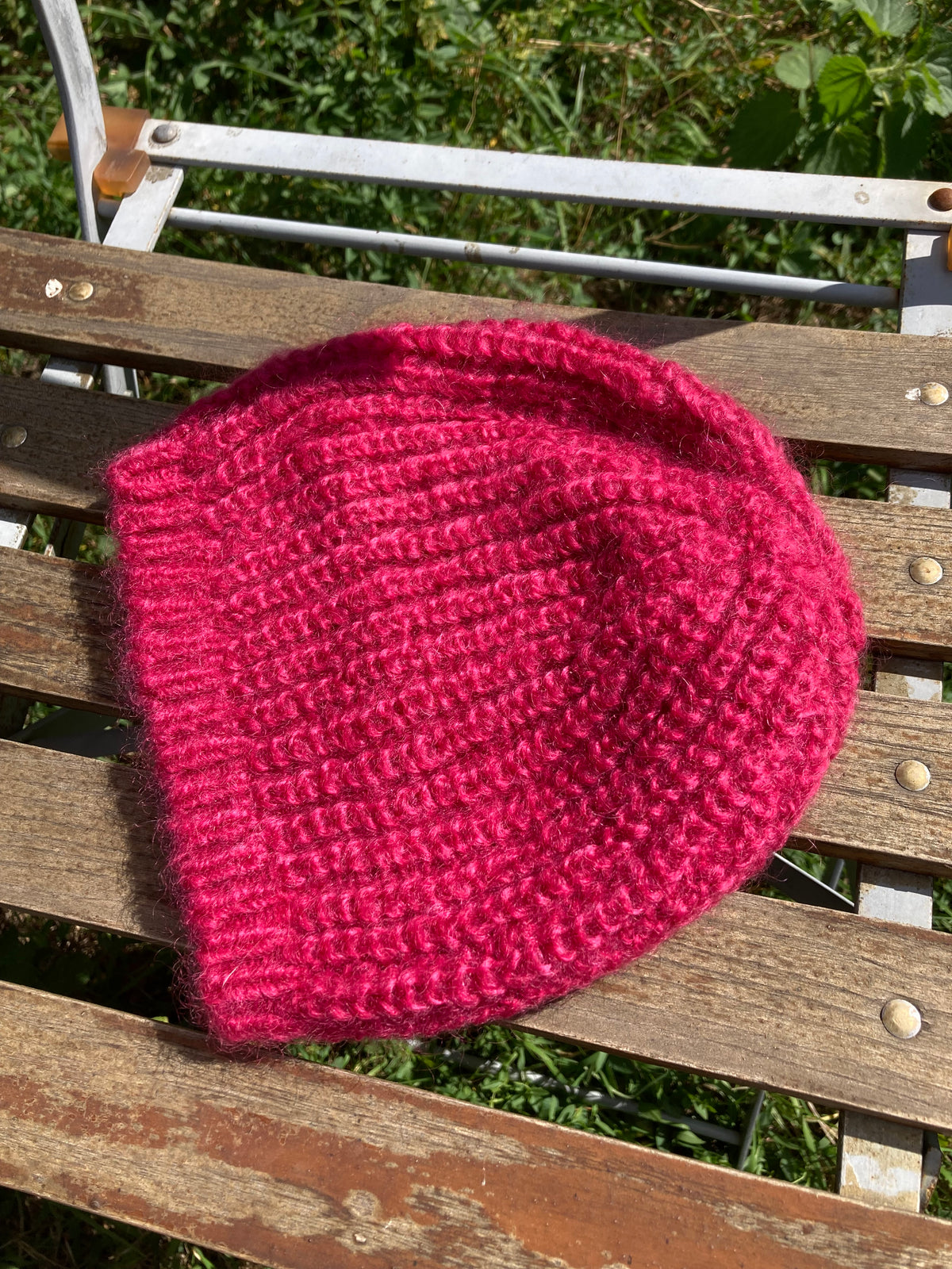 Bonnet côtes pur mohair