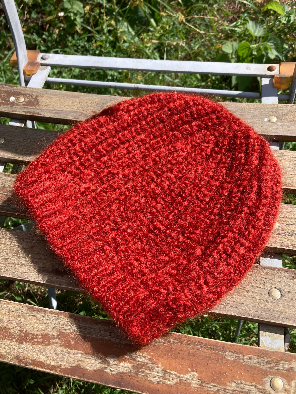 Bonnet côtes pur mohair
