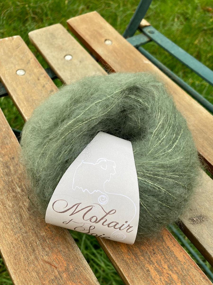 A_Les pelotes a tricoter de mohair et soie