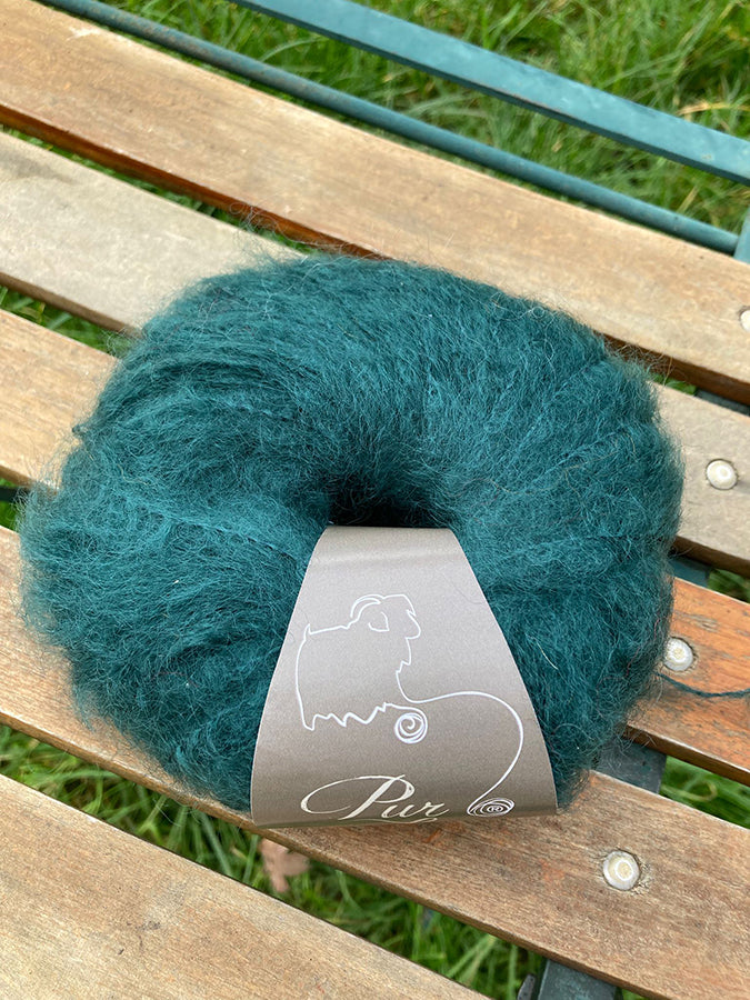 A_Les pelotes a tricoter pur mohair
