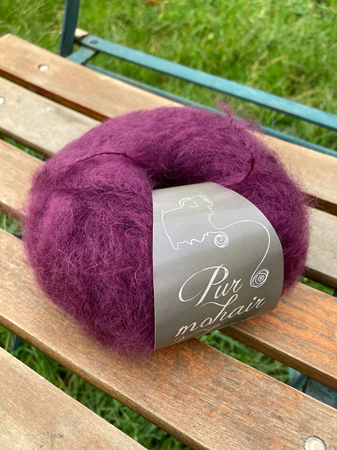 A_Les pelotes a tricoter pur mohair