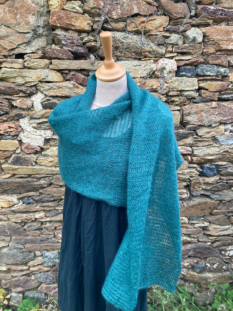D_Châle ondine mohair et soie
