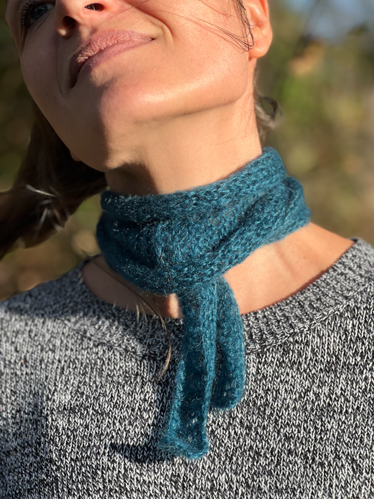 D_Mini foulard mohair et soie