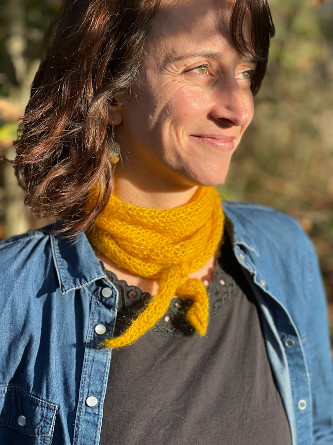 D_Mini foulard mohair et soie