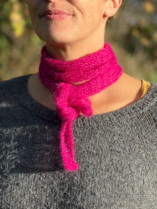 D_Mini foulard mohair et soie