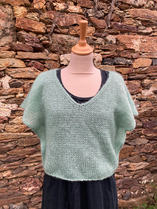 E_Pull papillon mohair et soie